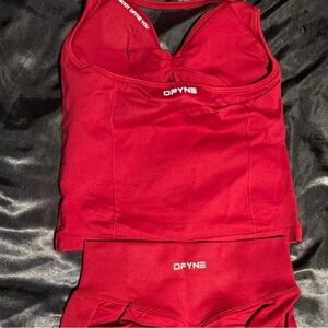 DFYNE Red Women's Crop Top